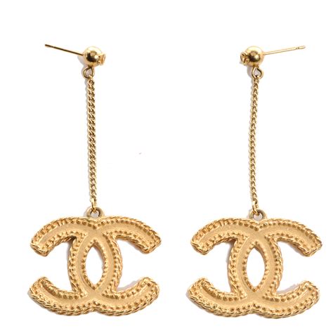 chanel earrings gold coast|Chanel earrings price euro.